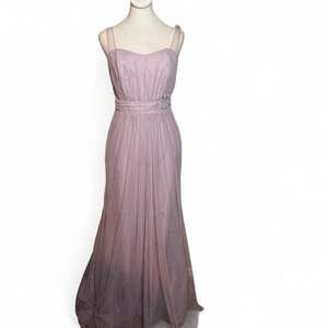 Alfred Angelo Dusty Mauve Open Back Formal Gown - Size 11